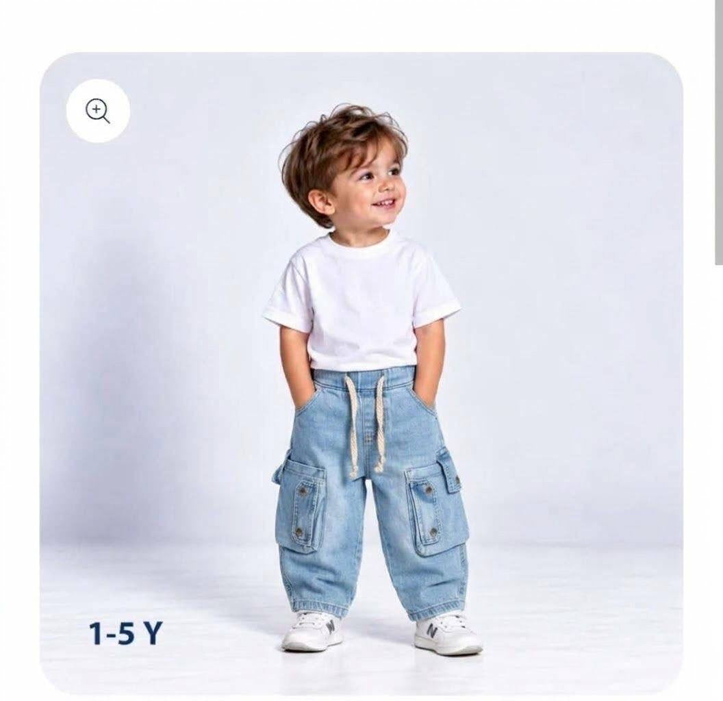 Boys Baggy Straight Leg Denim
