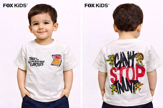 Fox Kids children's t-shirt featuring a colorful, comfortable design, ideal for casual wear and everyday activities.