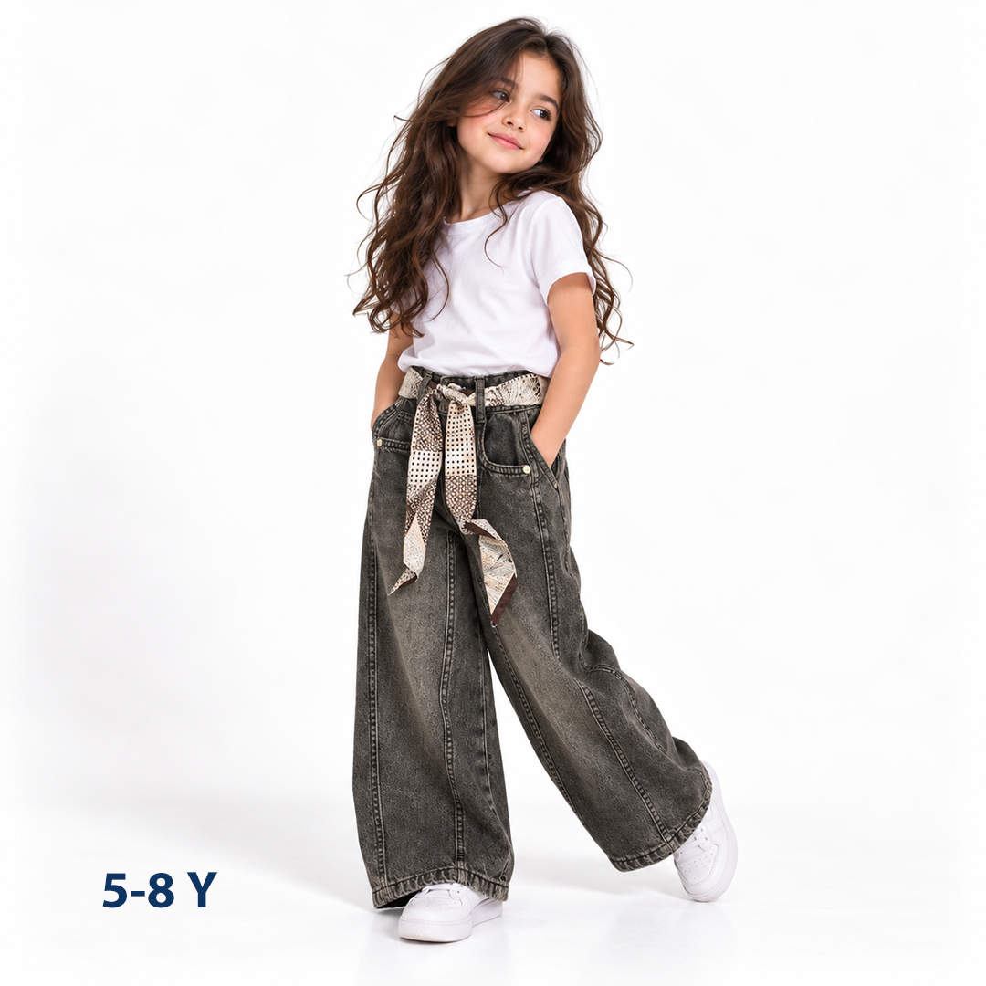 High-Waist Wide-Leg Jeans