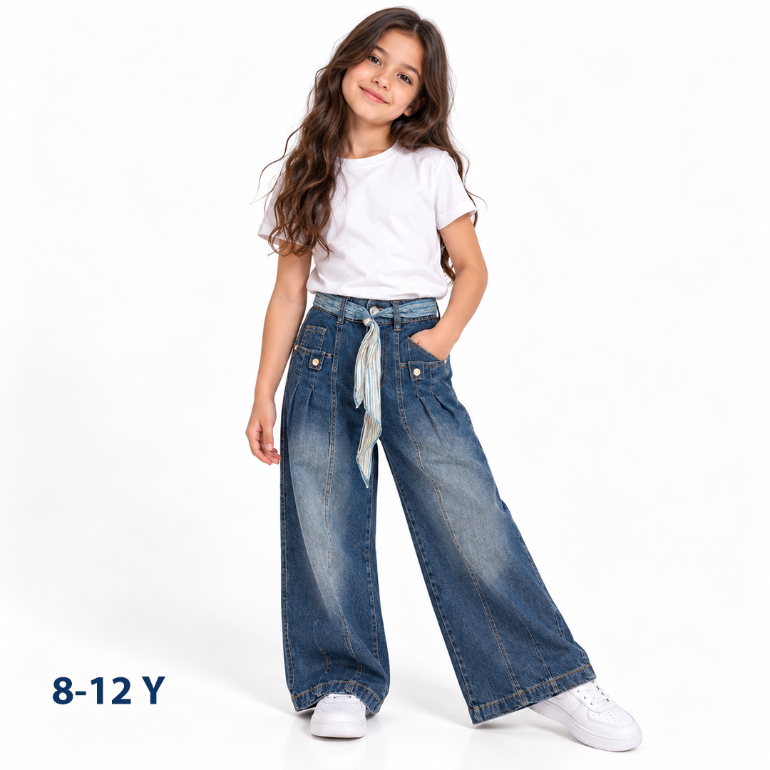 High-Waist Wide-Leg Jeans