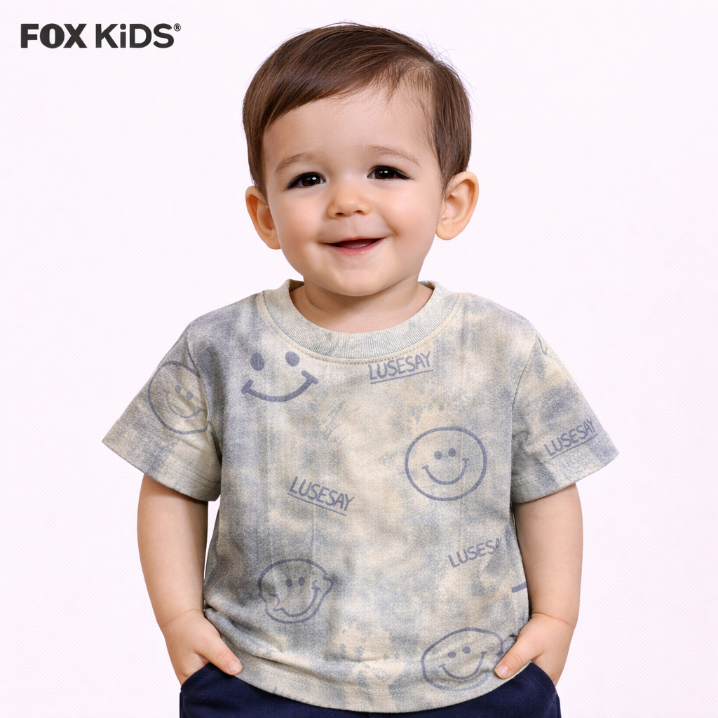 Bright Fox Kids children's T-shirt featuring playful design, soft fabric, and comfortable fit for boys.
