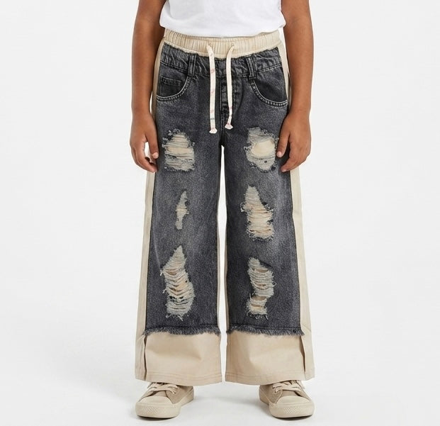 Pink girls' pants by Fox Kids featuring a comfortable fit and casual style, perfect for everyday wear.