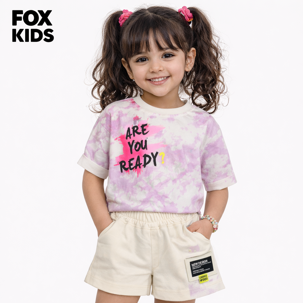 Cute girls' shorts by Fox Kids, featuring comfortable fabric and stylish design, suitable for everyday wear.