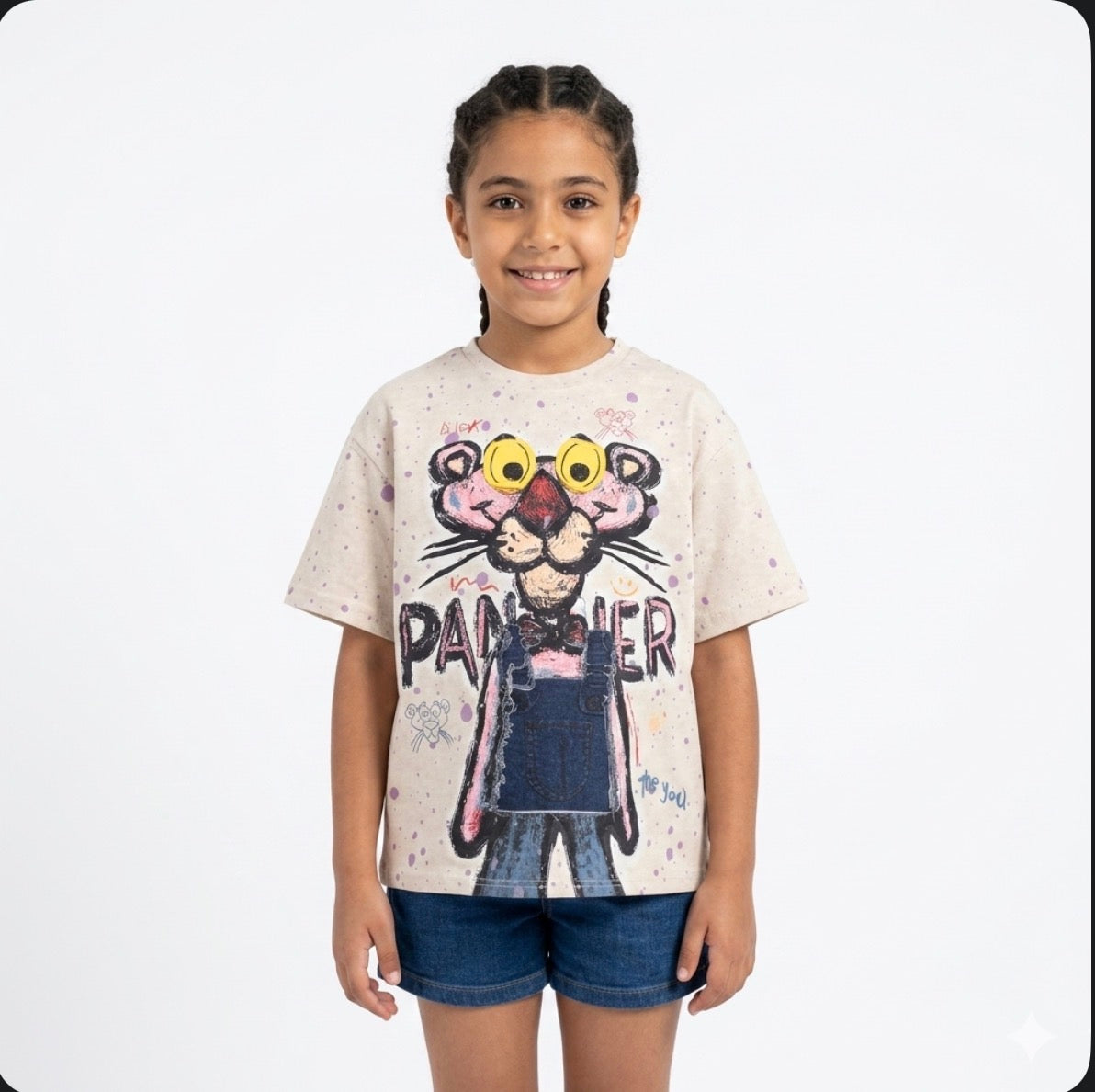 Imported girls' T-shirt