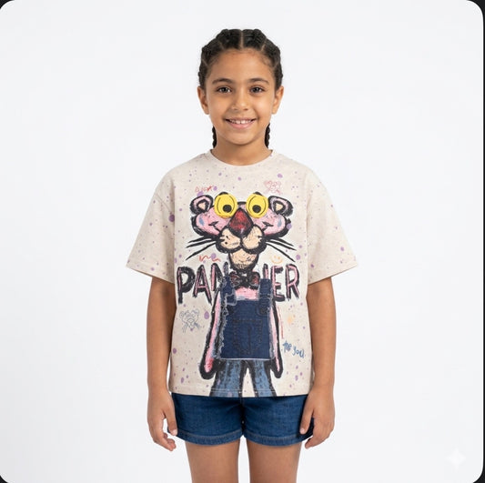 Imported girls' T-shirt