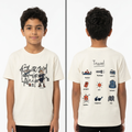 Colorful Fox Kids تيشرت اولادى for boys with playful design, made from soft fabric, perfect for casual wear.