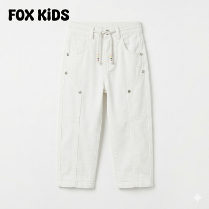 Children's boys' pants from Fox Kids featuring comfortable fabric and adjustable waistband, suitable for casual wear.