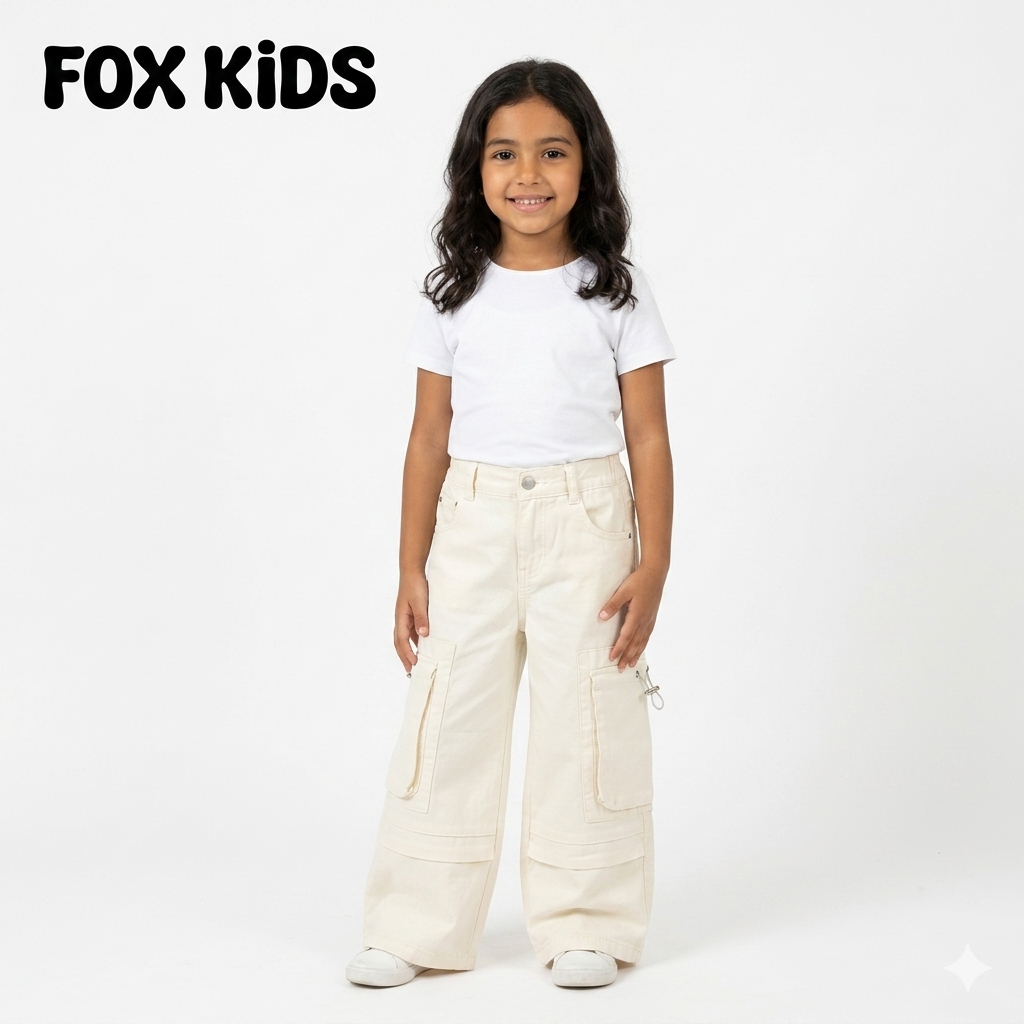 Waterproof girls' pants by Fox Kids, featuring a stylish design and durable fabric for outdoor wear.