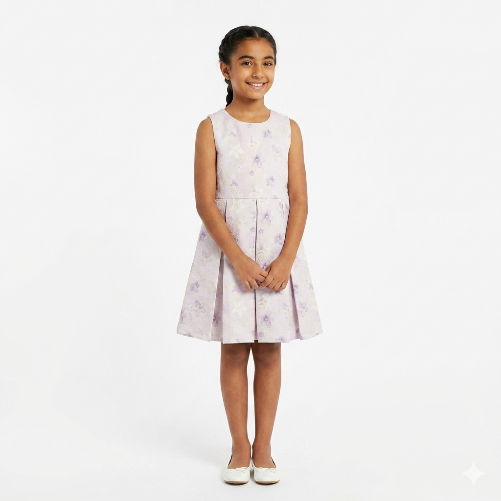 Girls' floral dress