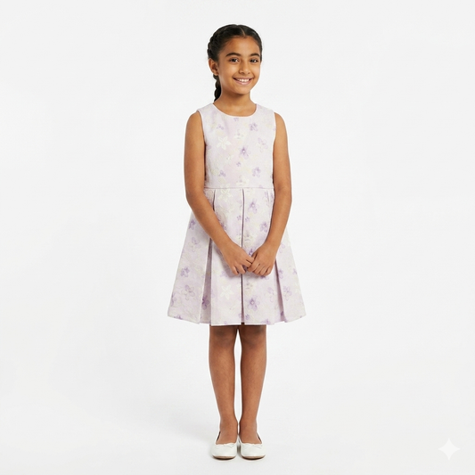 Girls' floral dress