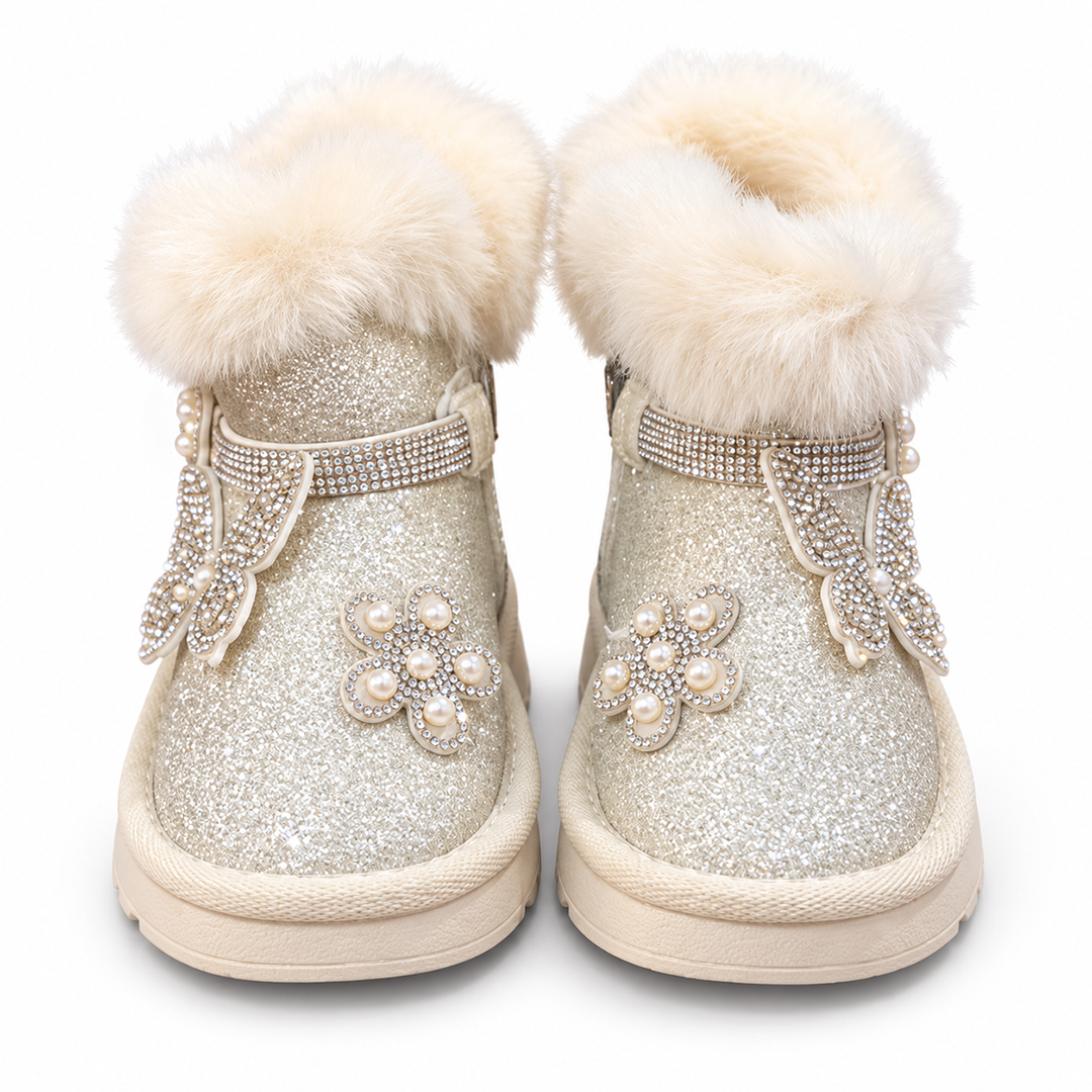 Girls Butterfly 🦋 fur Boots