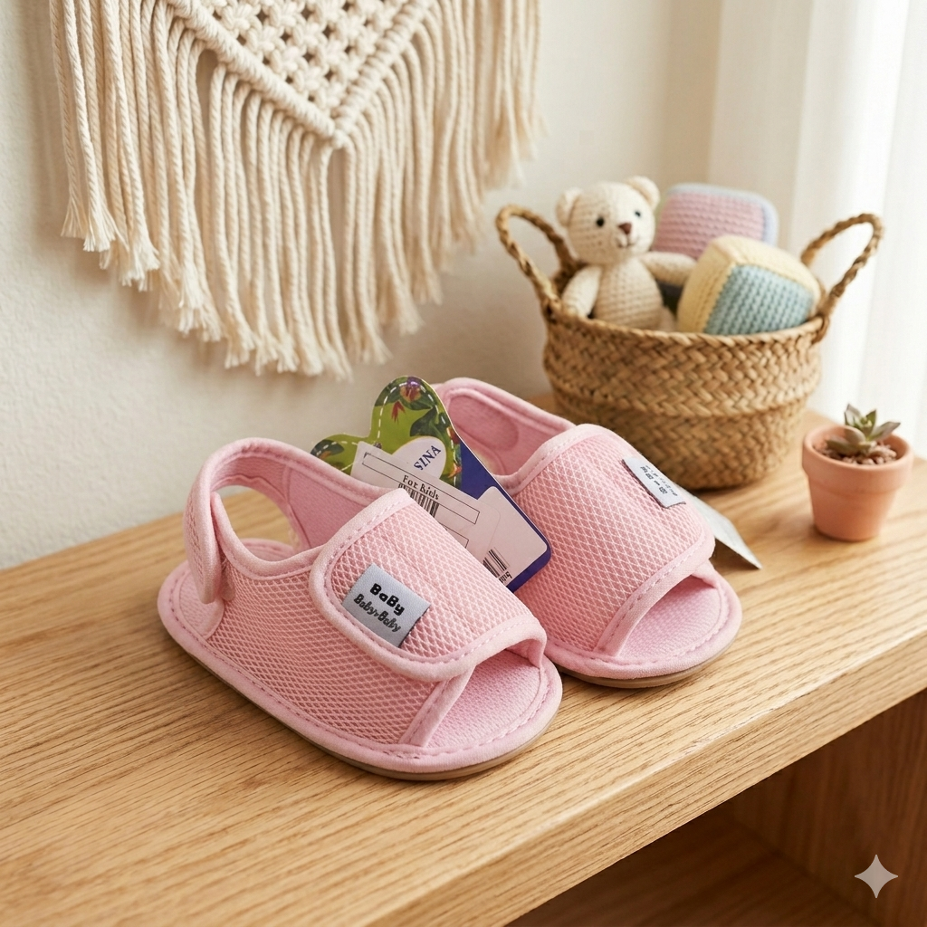 Baby sandals by Fox Kids featuring soft straps and colorful design, perfect for comfortable little feet.
