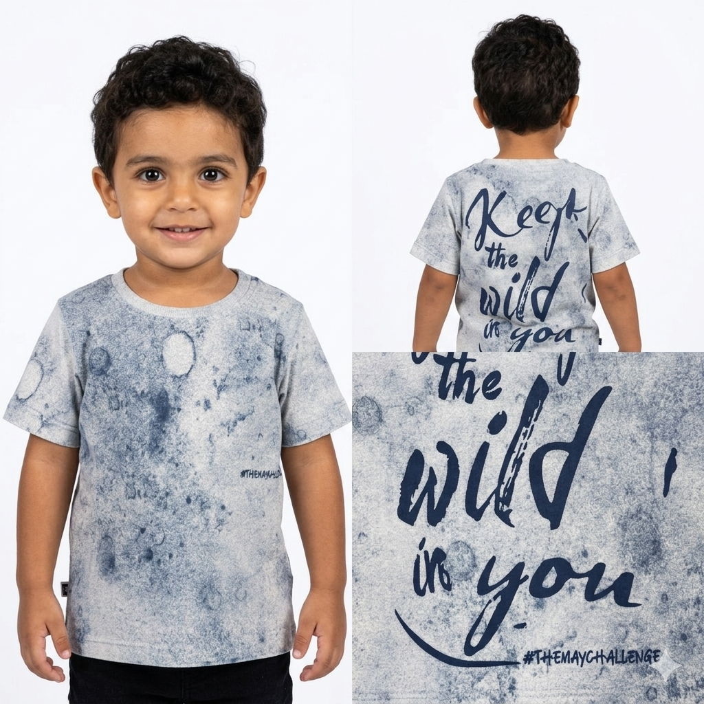 Cute baby T-shirt from Fox Kids featuring playful design, soft fabric, and comfortable fit for little children.
