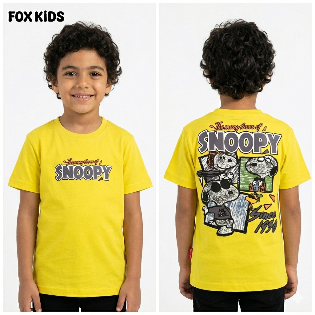 Fox Kids children's T-shirt featuring colorful design and comfortable fabric, perfect for casual wear.