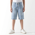 Fox Kids boys' denim shorts with a stylish, comfortable fit, featuring classic blue denim fabric and casual design.