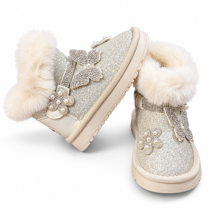 Girls Butterfly 🦋 fur Boots