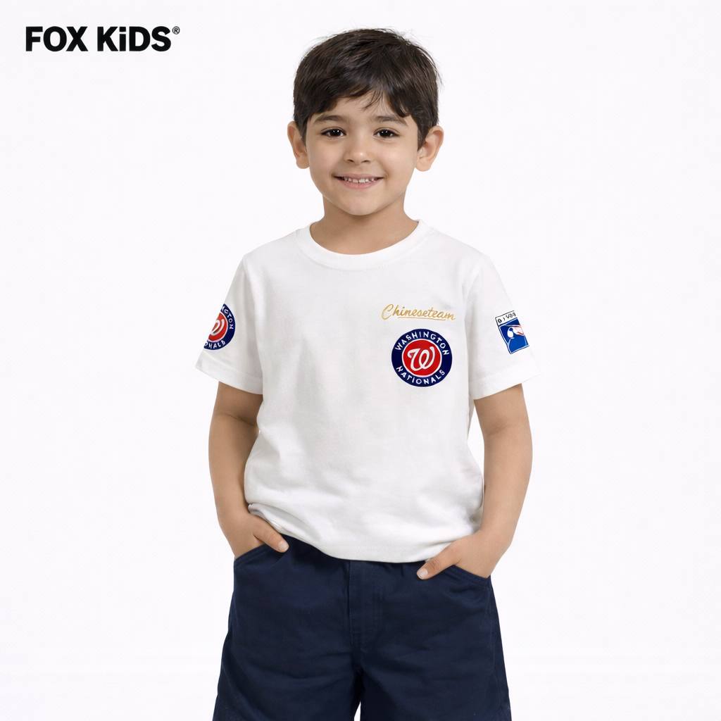 Fox Kids children's T-shirt with colorful design, soft fabric, and comfortable fit for boys.