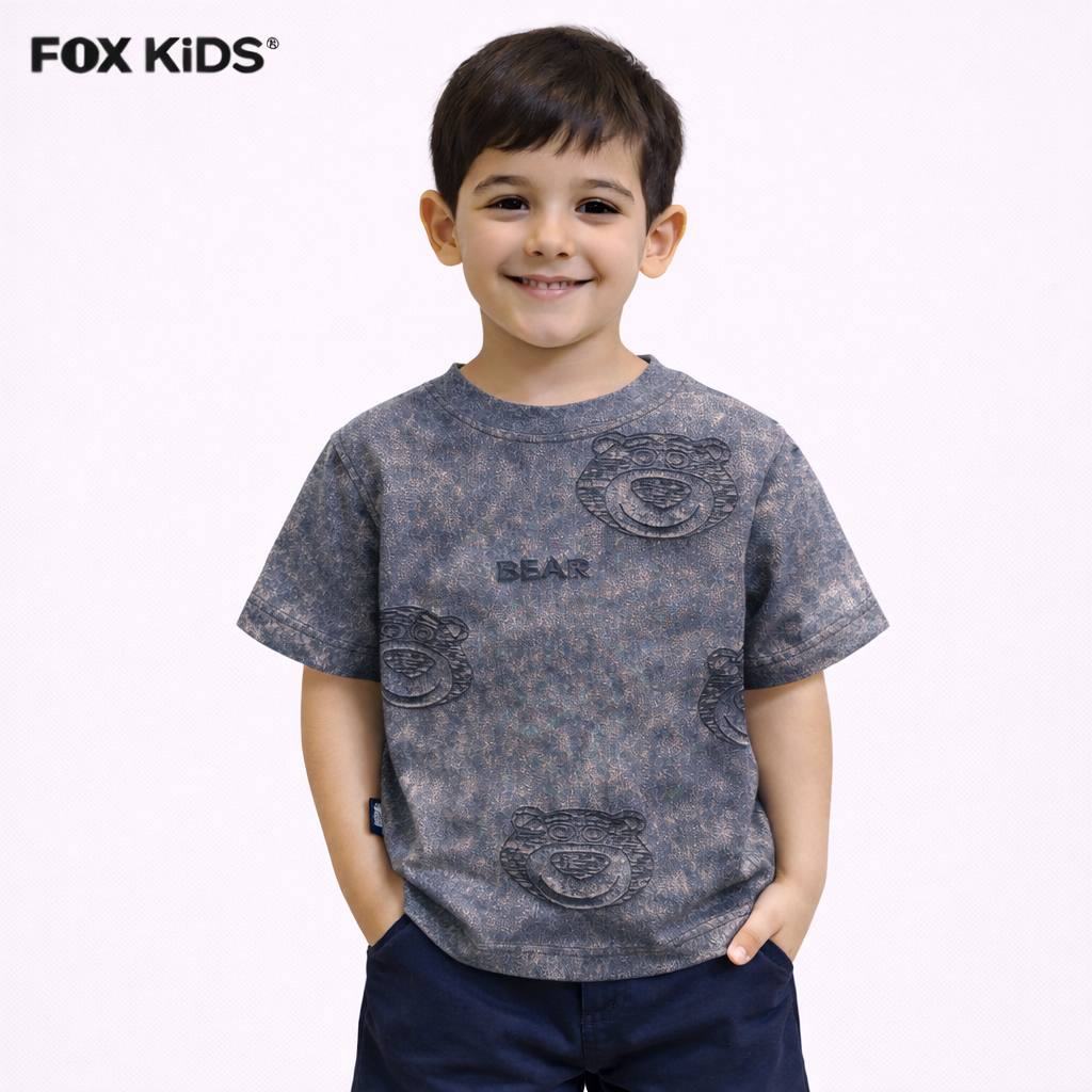 Fox Kids children's T-shirt in vibrant colors, featuring playful design and comfortable fabric for kids' casual wear.