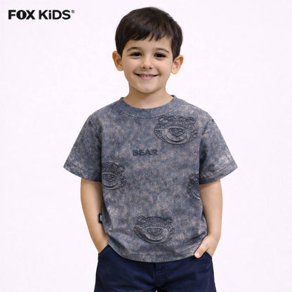 Fox Kids children's T-shirt in vibrant colors, featuring playful design and comfortable fabric for kids' casual wear.
