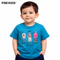 Cute baby boy T-shirt from Fox Kids featuring colorful design and soft cotton fabric, perfect for comfortable everyday wear.