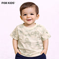Baby boys' T-shirt by Fox Kids, soft fabric with playful print, suitable for casual wear and comfortable for little boys.