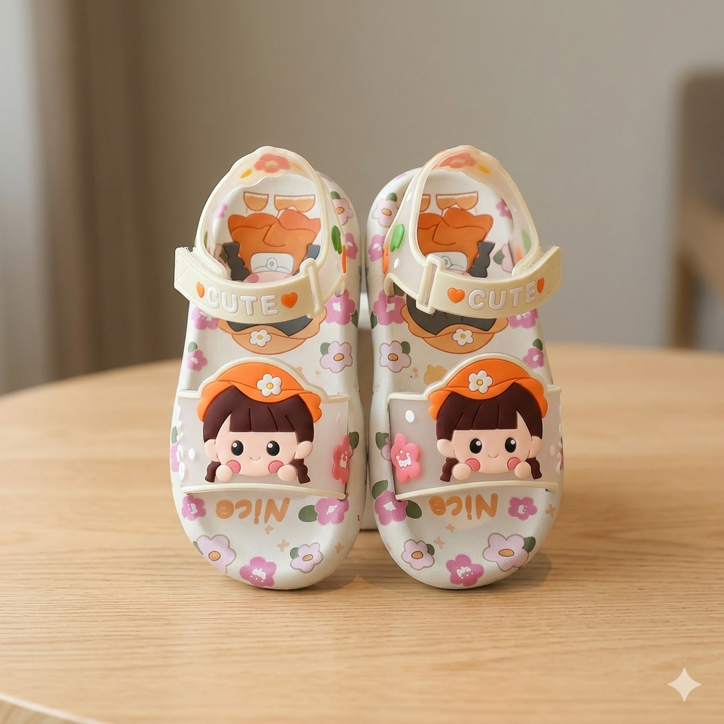 Imported girls' sandals