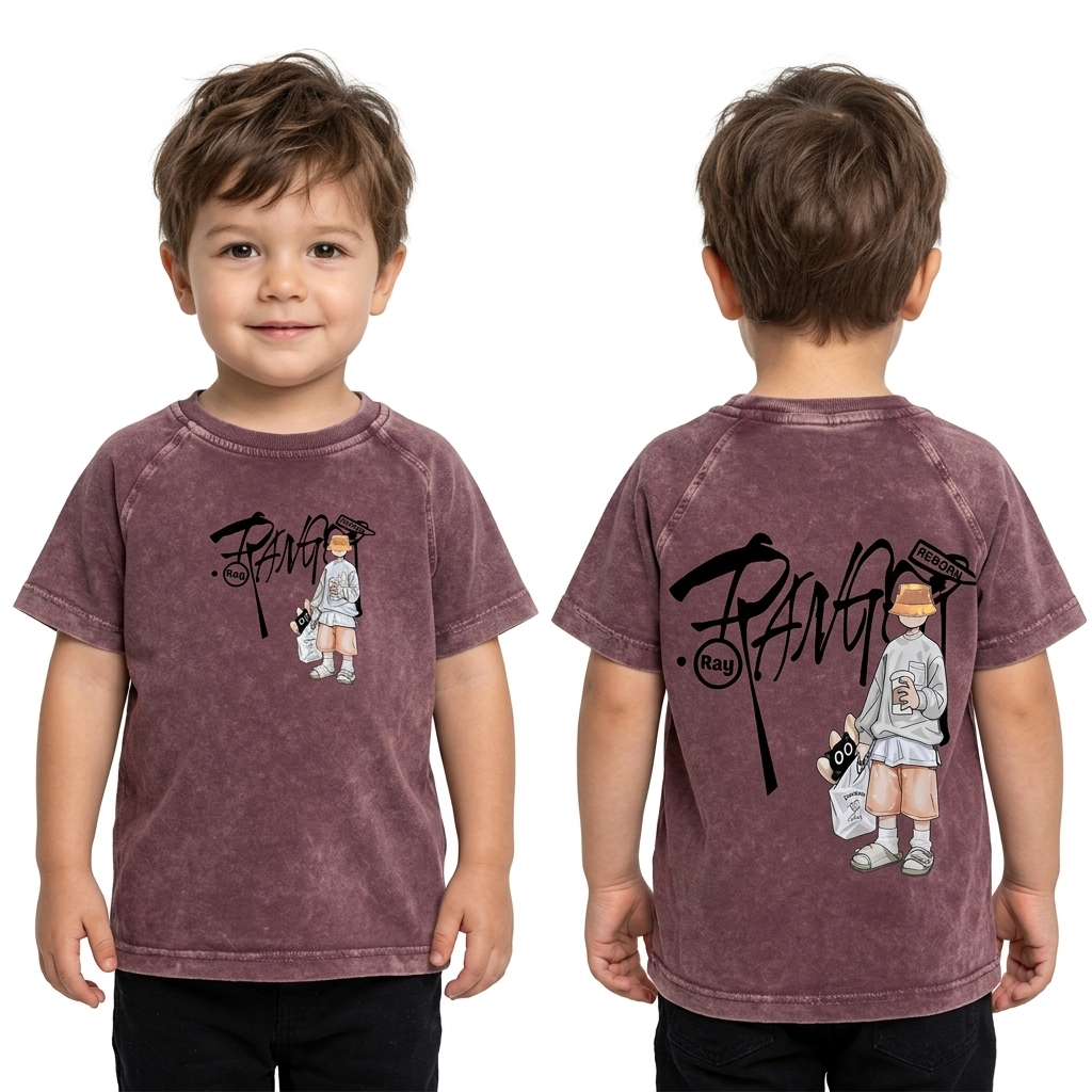 Baby boy T-shirt by Fox Kids featuring a comfortable, casual design in soft fabric, suitable for everyday wear.