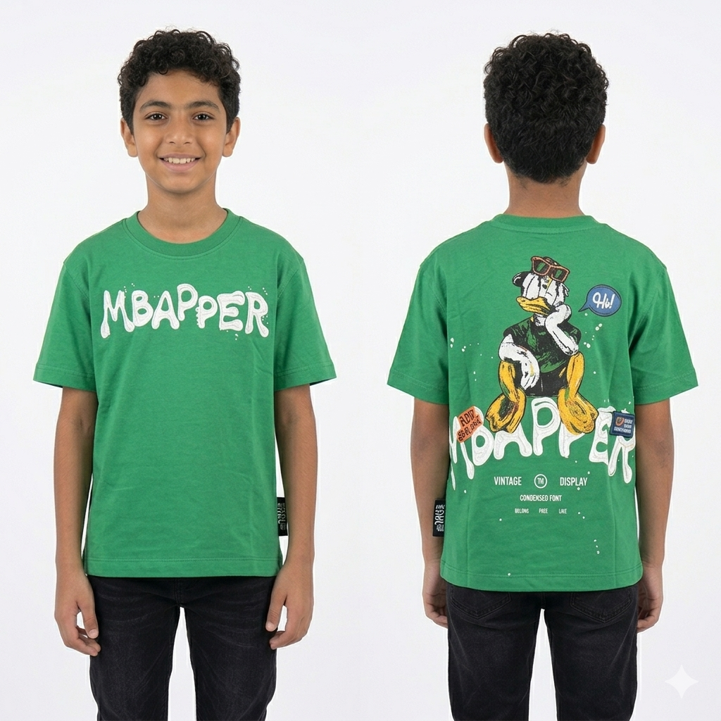 Fox Kids children's T-shirt featuring a colorful, casual design with short sleeves and comfortable fabric.