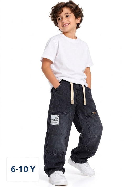 Boys Baggy straight Leg denim