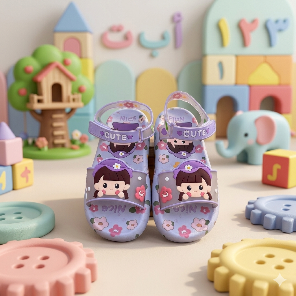 Imported girls' sandals