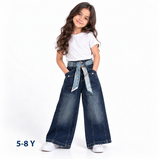 High-Waist Wide-Leg Jeans