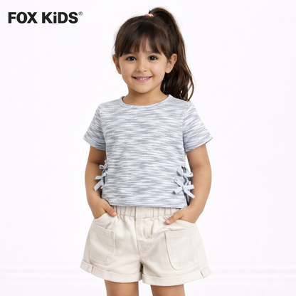 Cute girls' shorts from Fox Kids featuring soft fabric and comfortable fit, suitable for casual wear.