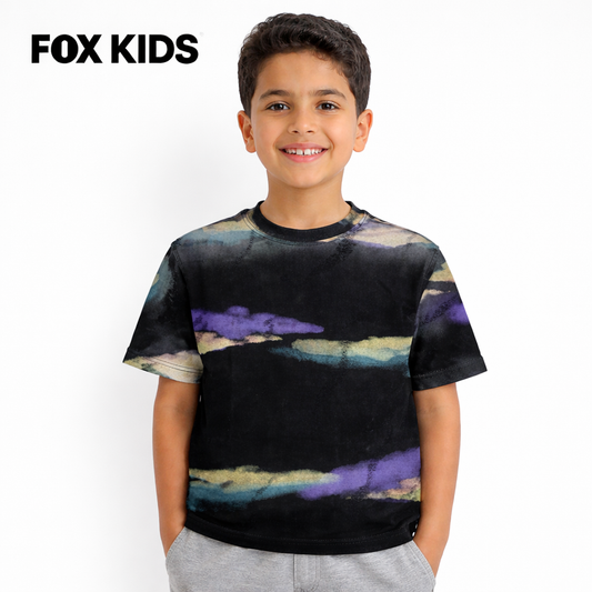 Bright Fox Kids boys' T-shirt with colorful graphic print, comfortable cotton fabric, perfect for casual wear.