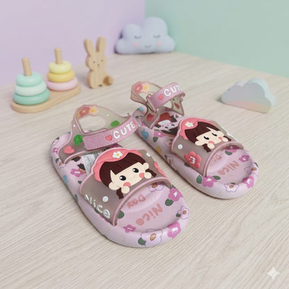 Imported girls' sandals