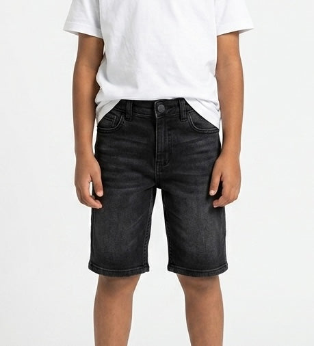 Children's denim shorts by Fox Kids featuring a casual fit and classic blue jean design, suitable for boys.