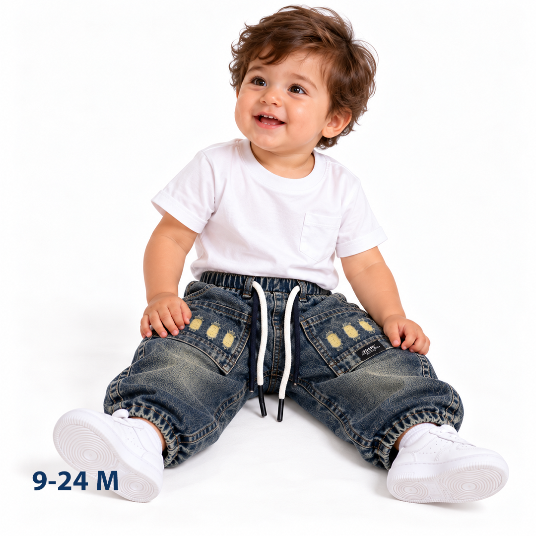 Denim Jogger Pants(Drawstring)