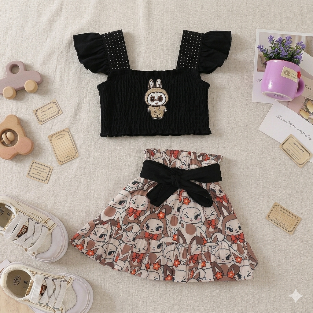 Pink girls' camisole by Fox Kids featuring soft fabric and comfortable straps, suitable for casual or sleepwear.