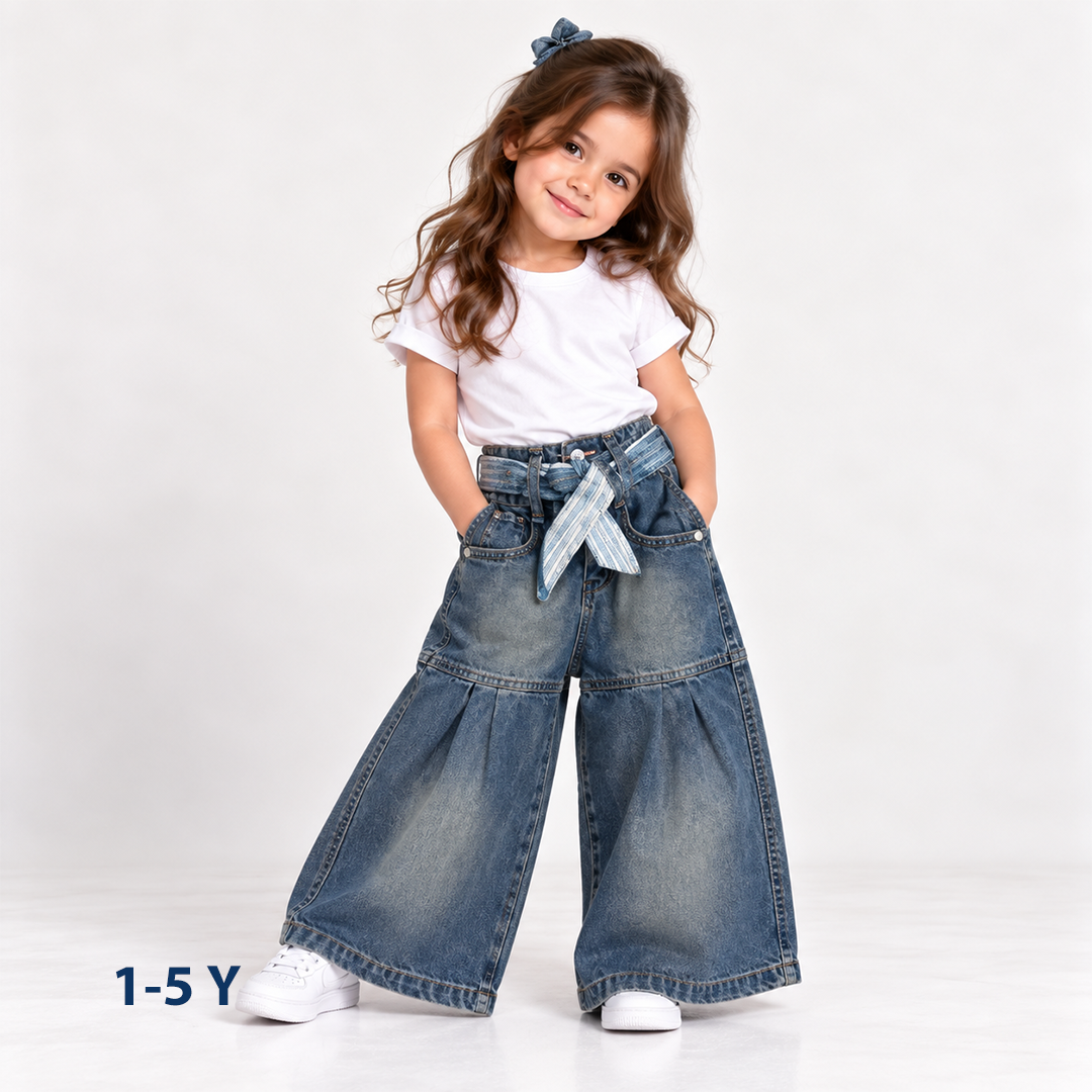 High-Waist Wide-Leg Jeans