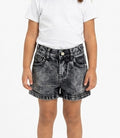 Girls' denim shorts by Fox Kids, featuring a stylish blue jean design, with visible pockets and casual fit.