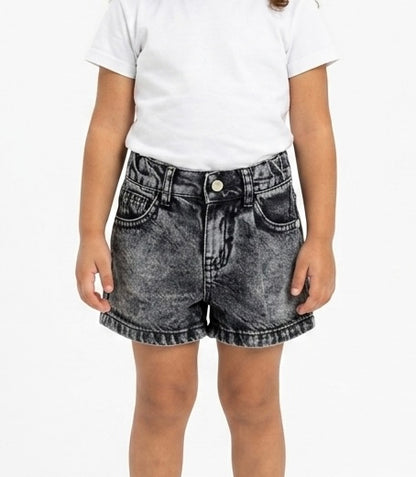 Girls' denim shorts by Fox Kids, featuring a stylish blue jean design, with visible pockets and casual fit.