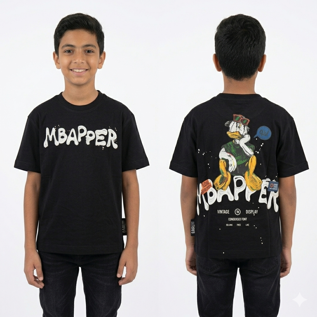 Colorful Fox Kids boys' T-shirt with playful design, made from soft fabric for comfortable everyday wear.