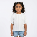 Pink girls' T-shirt by Fox Kids featuring playful print, soft fabric, and comfortable fit for everyday wear.