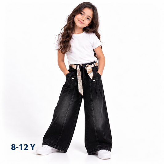 High-Waist Wide-Leg Jeans