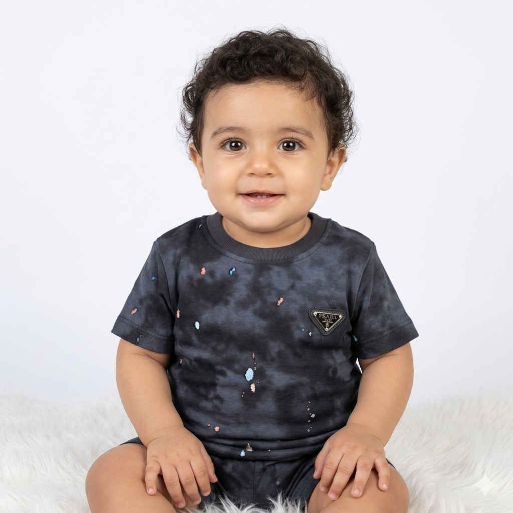Bright yellow Fox Kids baby t-shirt with fun graphic design, soft cotton fabric, perfect for infants.