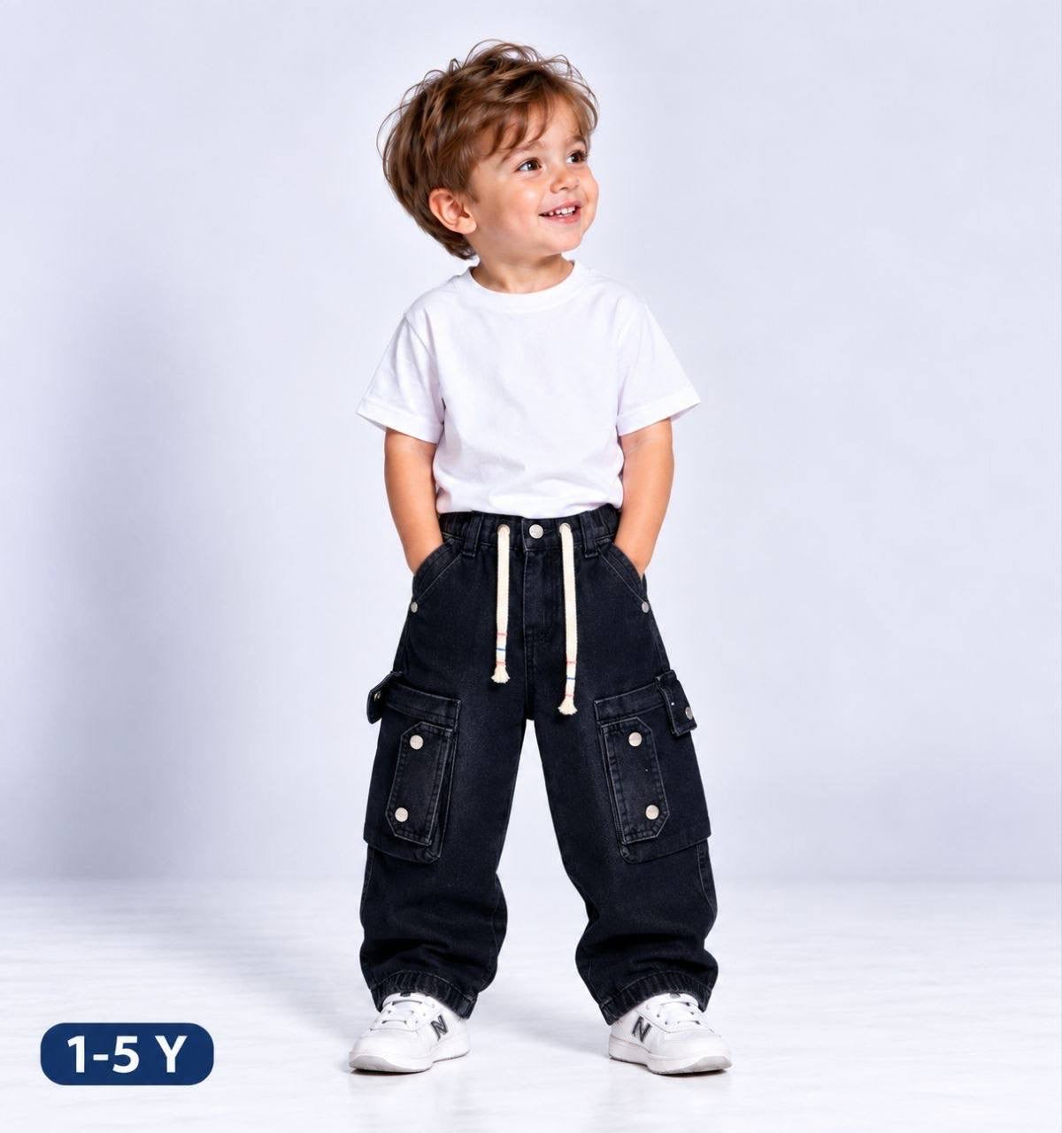 Boys Baggy straight Denim