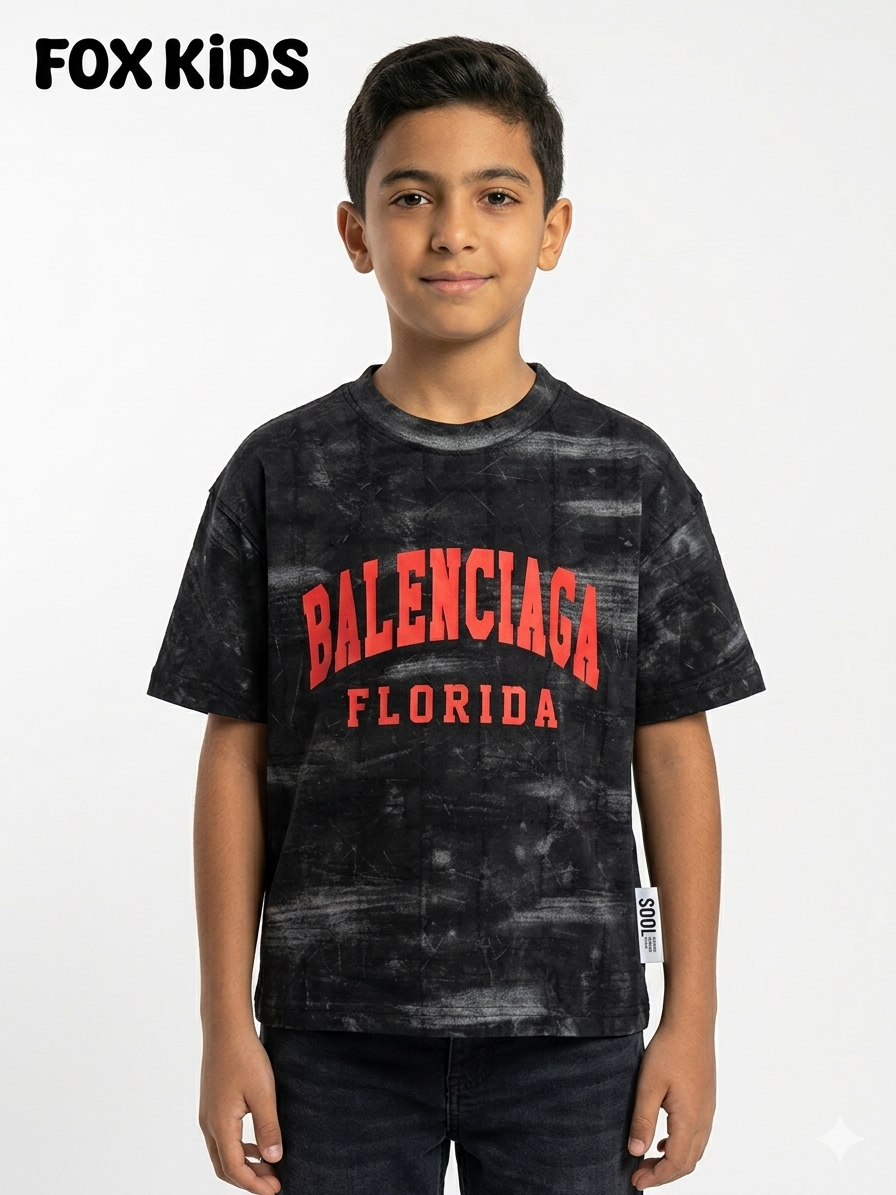 Fox Kids children's T-shirt featuring a colorful, comfortable design for boys, perfect for everyday wear.