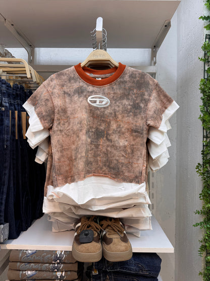 Bright Fox Kids children's T-shirt with colorful animal print, comfortable cotton fabric, perfect for young kids.
