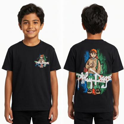 Fox Kids children's T-shirt featuring a colorful graphic design, made of soft fabric, perfect for casual wear.