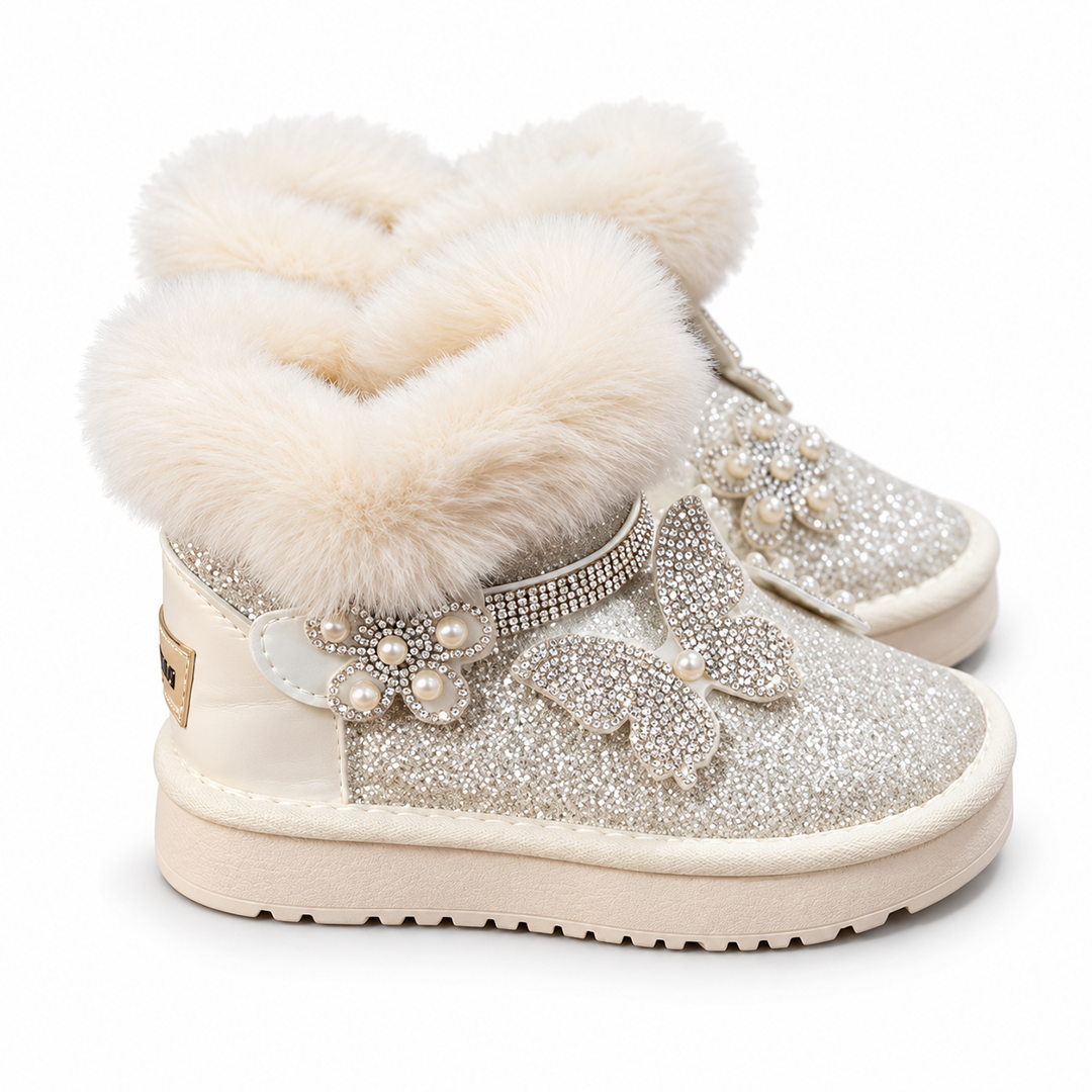 Girls Butterfly 🦋 fur Boots