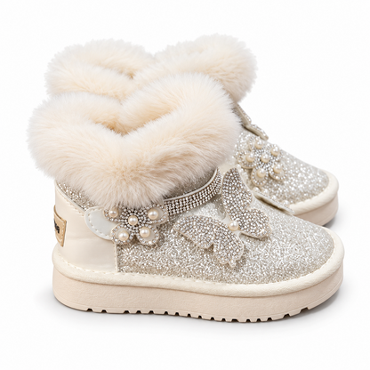 Girls Butterfly 🦋 fur Boots